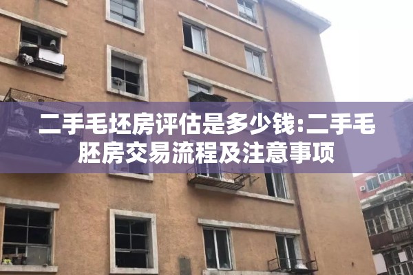 二手毛坯房评估是多少钱:二手毛胚房交易流程及注意事项