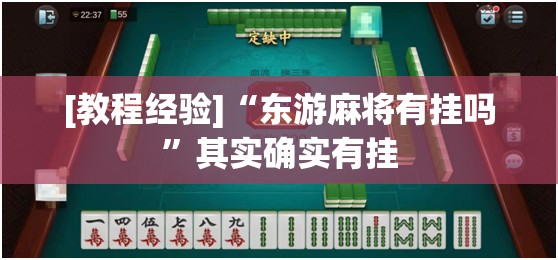 [教程经验]“东游麻将有挂吗”其实确实有挂