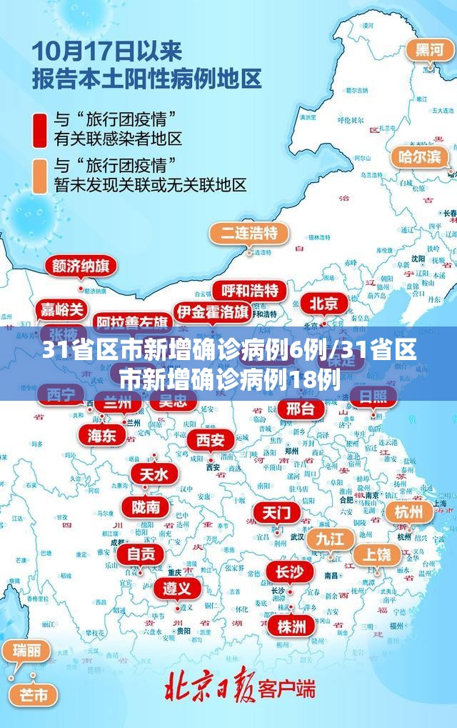 31省区市新增确诊病例6例/31省区市新增确诊病例18例