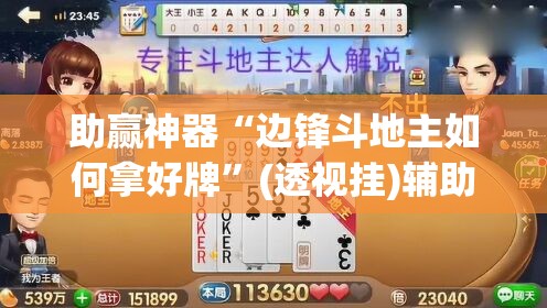 助赢神器“边锋斗地主如何拿好牌”(透视挂)辅助透视教程