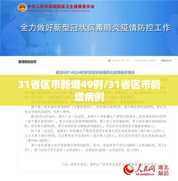 31省区市新增49例/31省区市新增病例 31省区市新增49例/31省区市新增病例