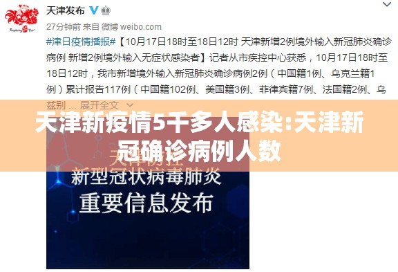 天津新疫情5千多人感染:天津新冠确诊病例人数 天津新疫情5千多人感染:天津新冠确诊病例人数