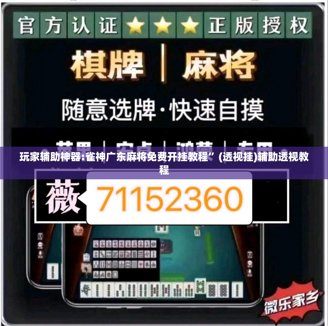 玩家辅助神器:雀神广东麻将免费开挂教程	”(透视挂)辅助透视教程