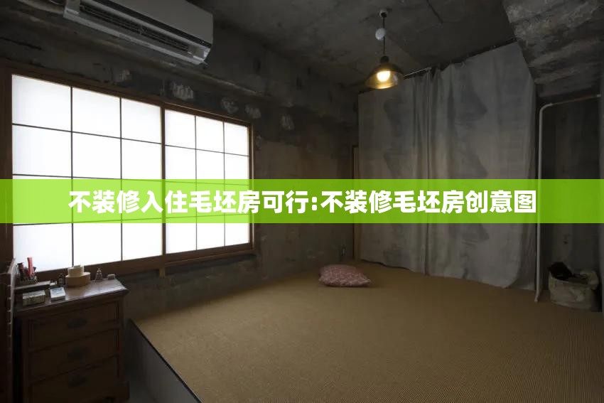 不装修入住毛坯房可行:不装修毛坯房创意图
