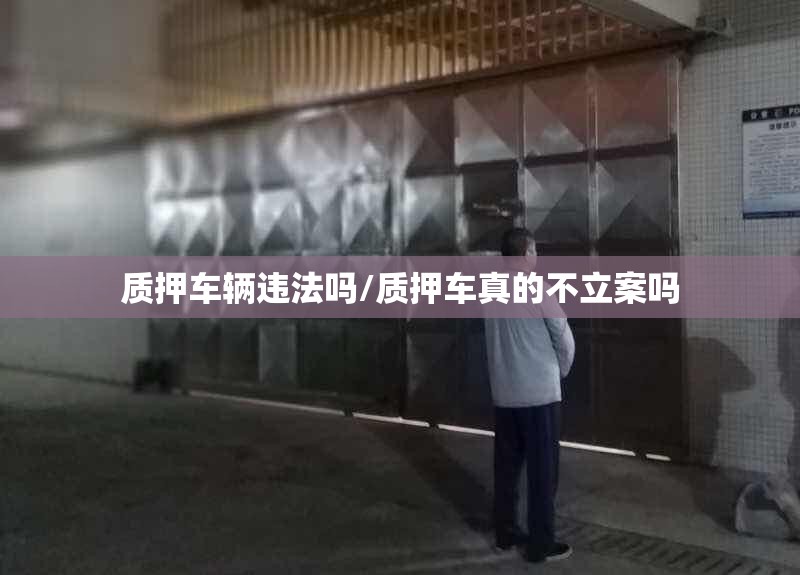 质押车辆违法吗/质押车真的不立案吗 质押车辆违法吗/质押车真的不立案吗