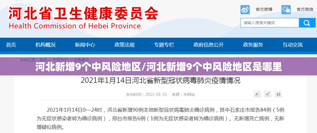 河北新增9个中风险地区/河北新增9个中风险地区是哪里 河北新增9个中风险地区/河北新增9个中风险地区是哪里