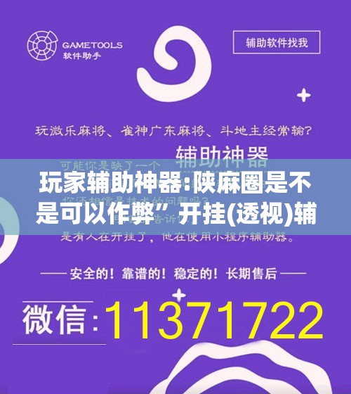 玩家辅助神器:陕麻圈是不是可以作弊”开挂(透视)辅助教程