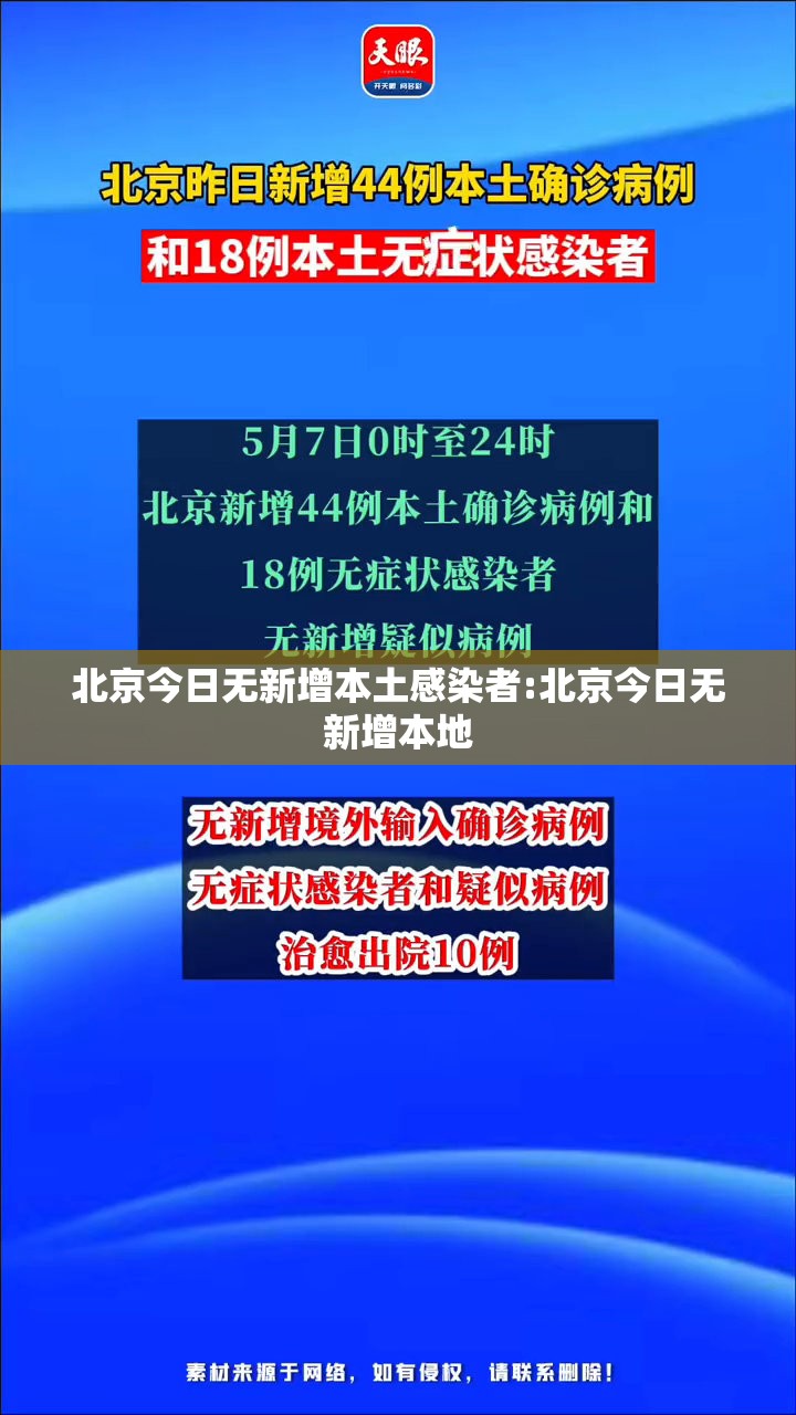 北京今日无新增本土感染者:北京今日无新增本地