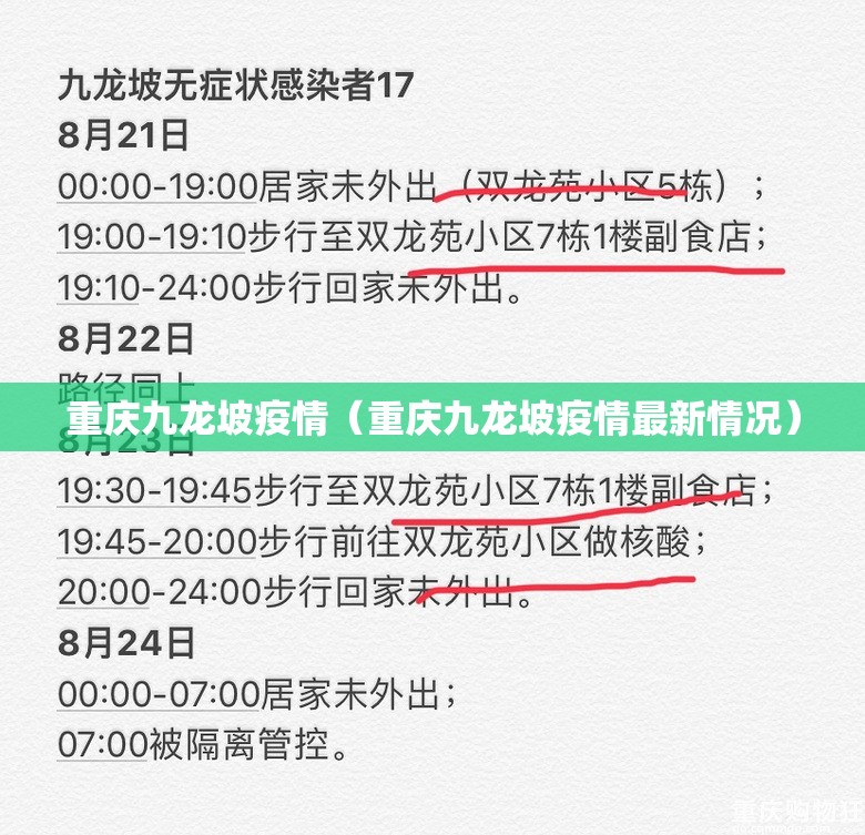 重庆九龙坡疫情（重庆九龙坡疫情最新情况）