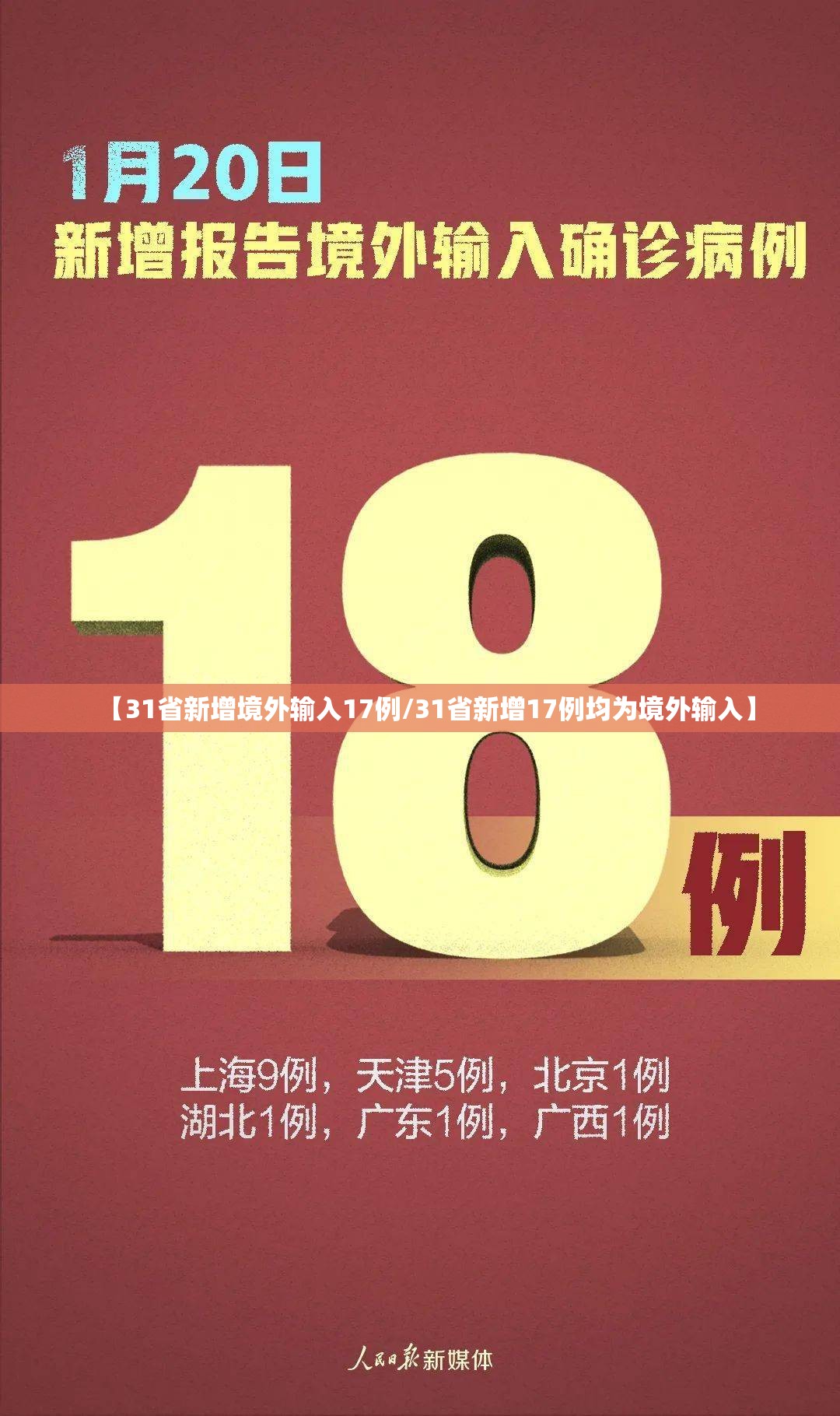 【31省新增境外输入17例/31省新增17例均为境外输入】