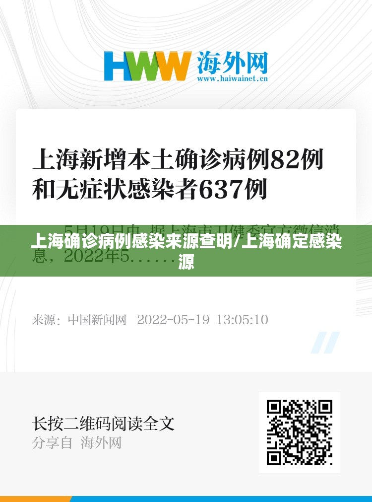 上海确诊病例感染来源查明/上海确定感染源