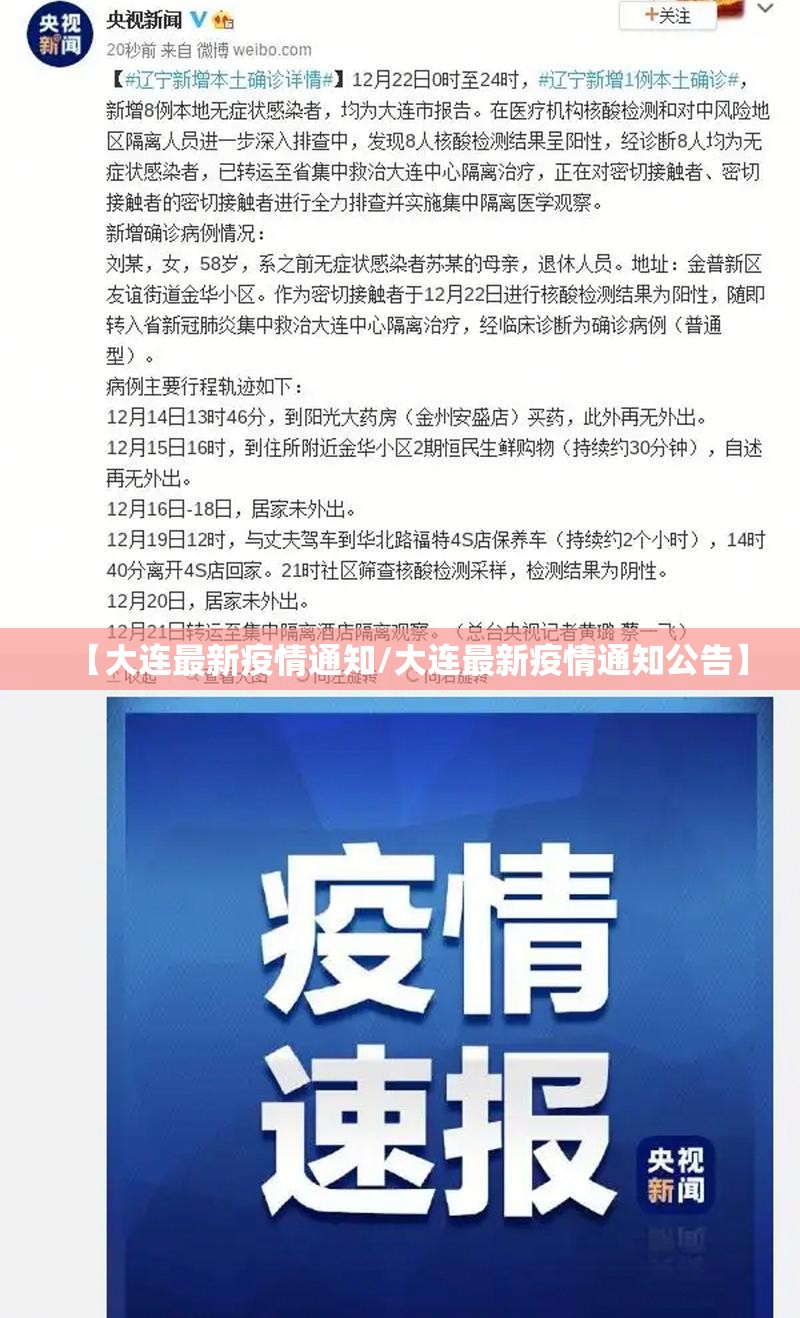 【大连最新疫情通知/大连最新疫情通知公告】 【大连最新疫情通知/大连最新疫情通知公告】