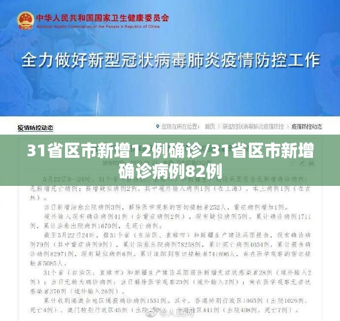 31省区市新增12例确诊/31省区市新增确诊病例82例