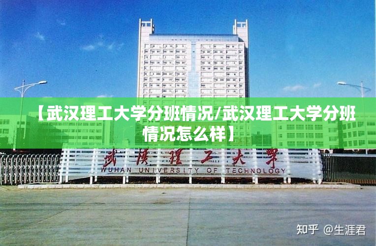 【武汉理工大学分班情况/武汉理工大学分班情况怎么样】