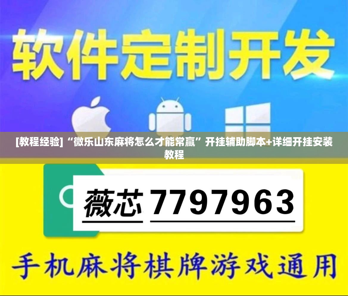 [教程经验]“微乐山东麻将怎么才能常赢”开挂辅助脚本+详细开挂安装教程