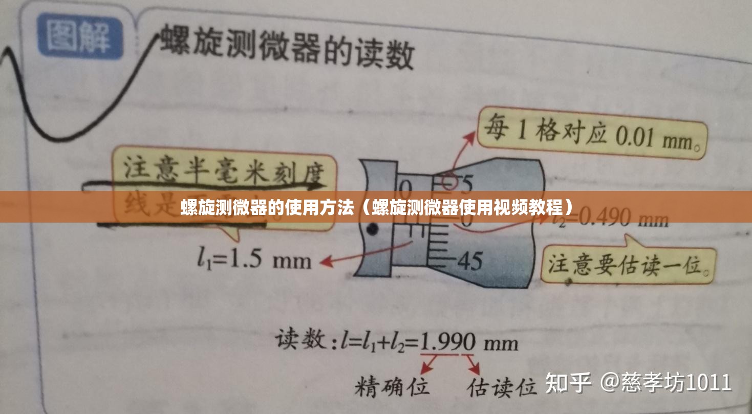螺旋测微器的使用方法(螺旋测微器使用视频教程) 螺旋测微器的使用方法(螺旋测微器使用视频教程)
