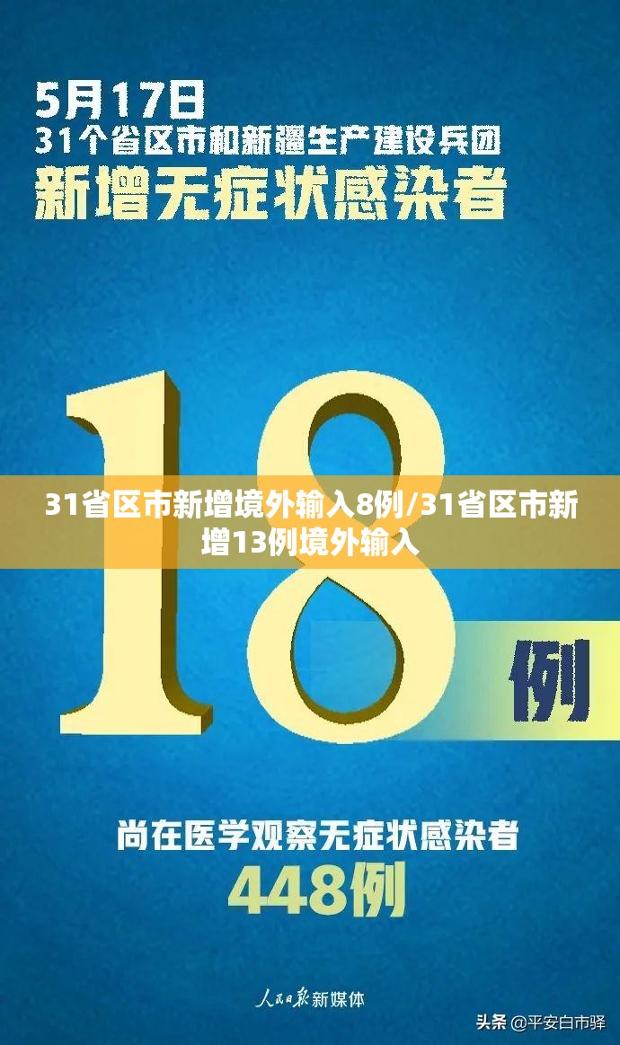 31省区市新增境外输入8例/31省区市新增13例境外输入 31省区市新增境外输入8例/31省区市新增13例境外输入