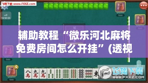 辅助教程“微乐河北麻将免费房间怎么开挂”(透视挂)辅助透视教程