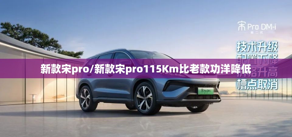 新款宋pro/新款宋pro115Km比老款功洋降低 新款宋pro/新款宋pro115Km比老款功洋降低