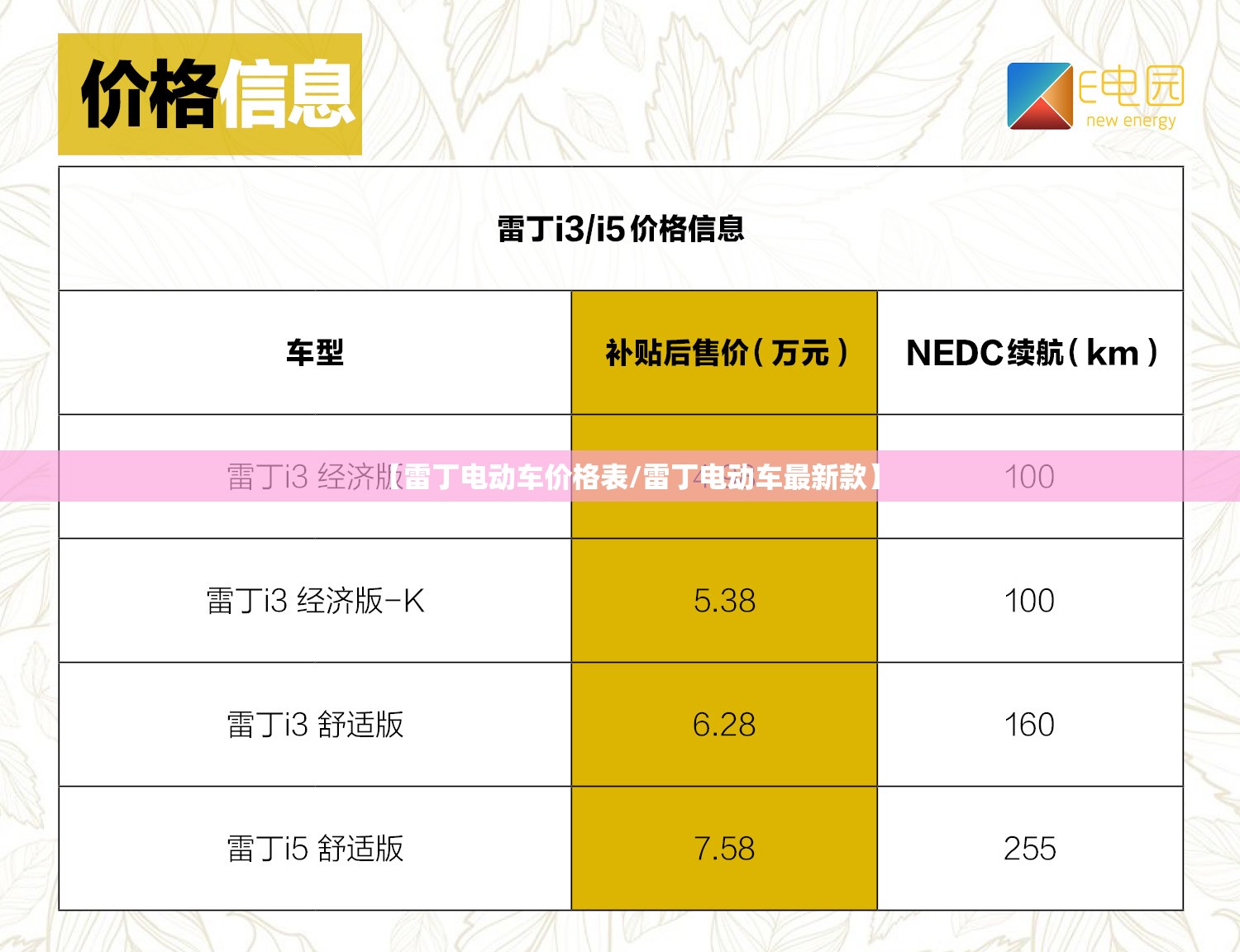 【雷丁电动车价格表/雷丁电动车最新款】 【雷丁电动车价格表/雷丁电动车最新款】