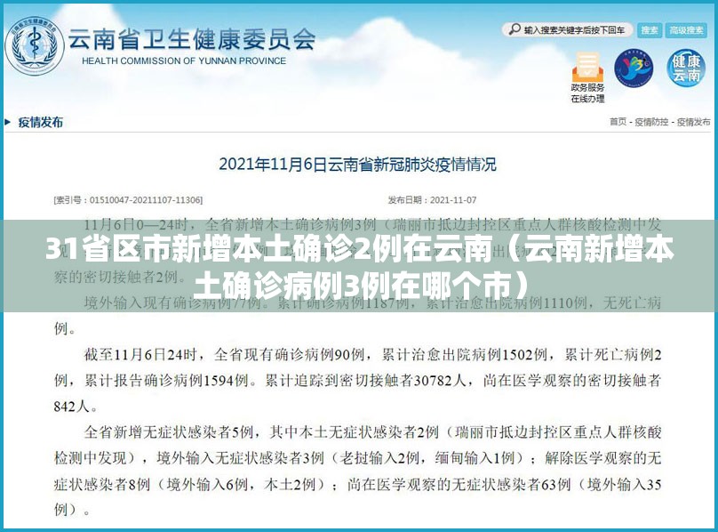 31省区市新增本土确诊2例在云南(云南新增本土确诊病例3例在哪个市) 31省区市新增本土确诊2例在云南(云南新增本土确诊病例3例在哪个市)