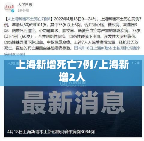 上海新增死亡7例/上海新增2人 上海新增死亡7例/上海新增2人