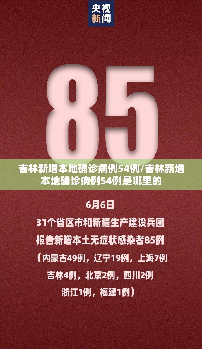 吉林新增本地确诊病例54例/吉林新增本地确诊病例54例是哪里的 吉林新增本地确诊病例54例/吉林新增本地确诊病例54例是哪里的