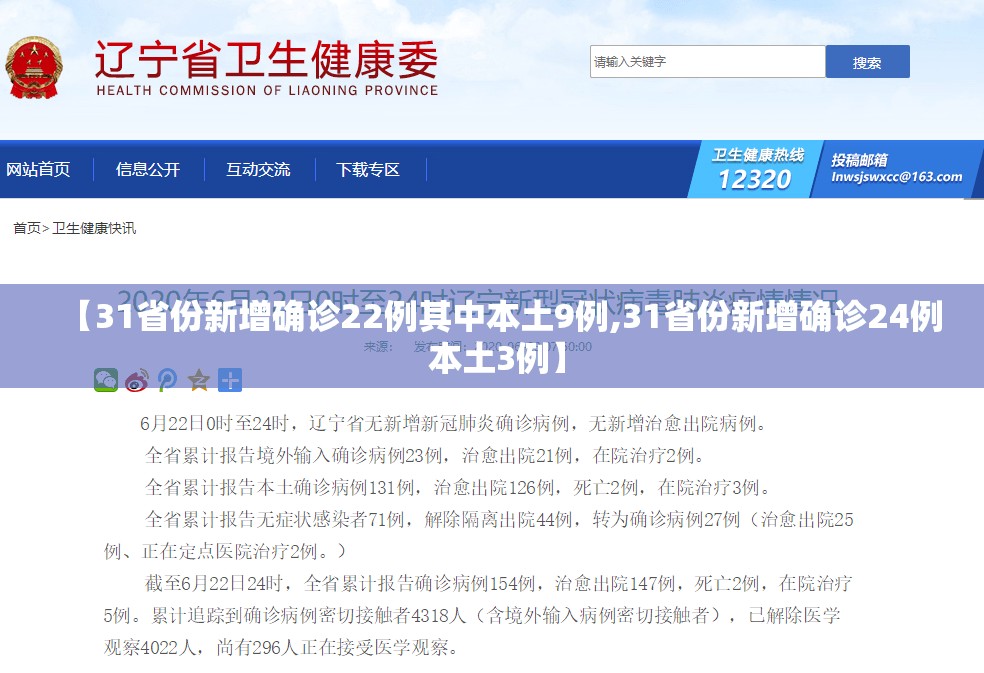 【31省份新增确诊22例其中本土9例,31省份新增确诊24例 本土3例】 【31省份新增确诊22例其中本土9例,31省份新增确诊24例 本土3例】