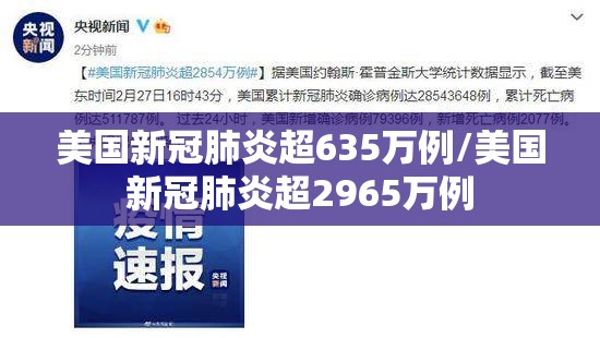 美国新冠肺炎超635万例/美国新冠肺炎超2965万例 美国新冠肺炎超635万例/美国新冠肺炎超2965万例