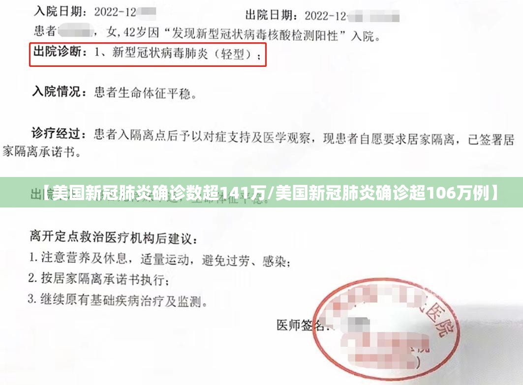 【美国新冠肺炎确诊数超141万/美国新冠肺炎确诊超106万例】