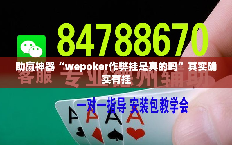 助赢神器“wepoker作弊挂是真的吗”其实确实有挂