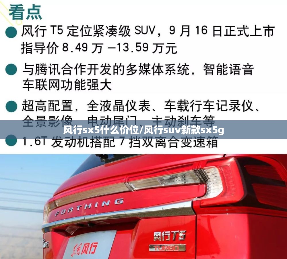 风行sx5什么价位/风行suv新款sx5g