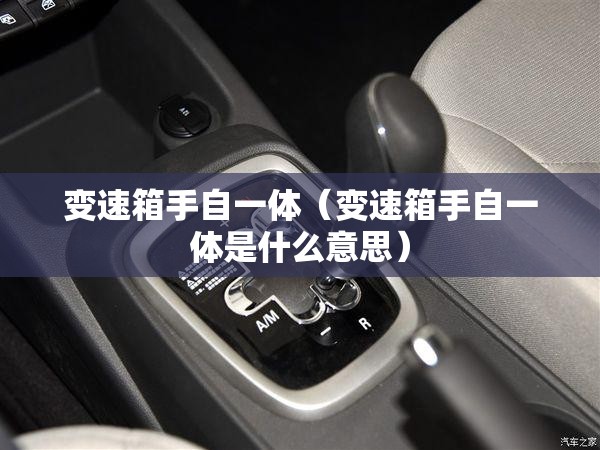 变速箱手自一体(变速箱手自一体是什么意思) 变速箱手自一体(变速箱手自一体是什么意思)