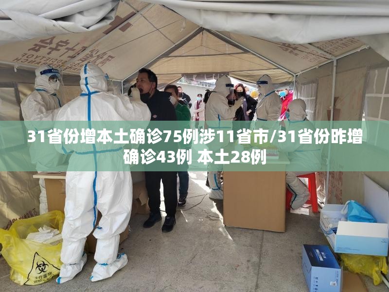 31省份增本土确诊75例涉11省市/31省份昨增确诊43例 本土28例 31省份增本土确诊75例涉11省市/31省份昨增确诊43例 本土28例