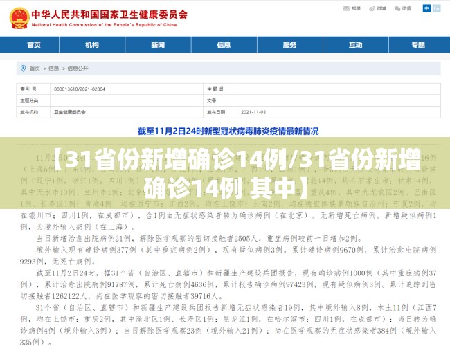 【31省份新增确诊14例/31省份新增确诊14例 其中】 【31省份新增确诊14例/31省份新增确诊14例 其中】