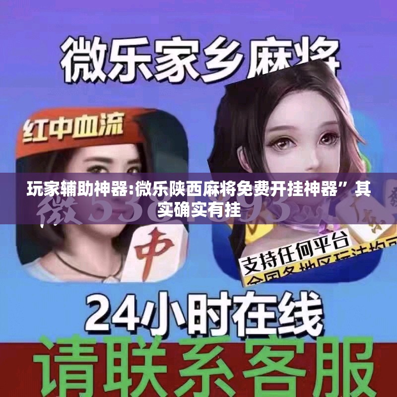 玩家辅助神器:微乐陕西麻将免费开挂神器	”其实确实有挂