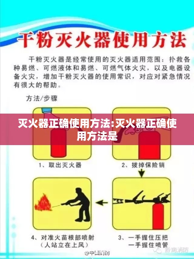 灭火器正确使用方法:灭火器正确使用方法是 灭火器正确使用方法:灭火器正确使用方法是