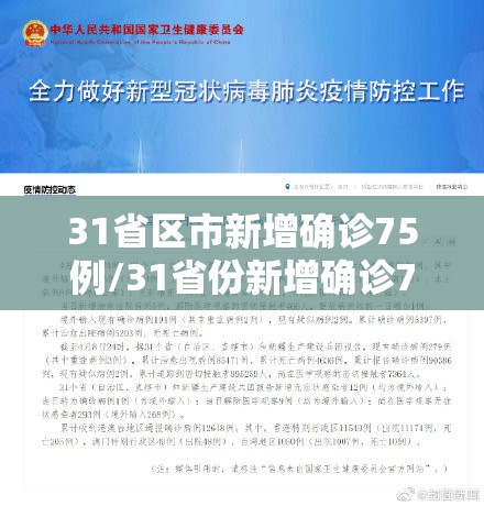 31省区市新增确诊75例/31省份新增确诊75例 含本土55例 31省区市新增确诊75例/31省份新增确诊75例 含本土55例