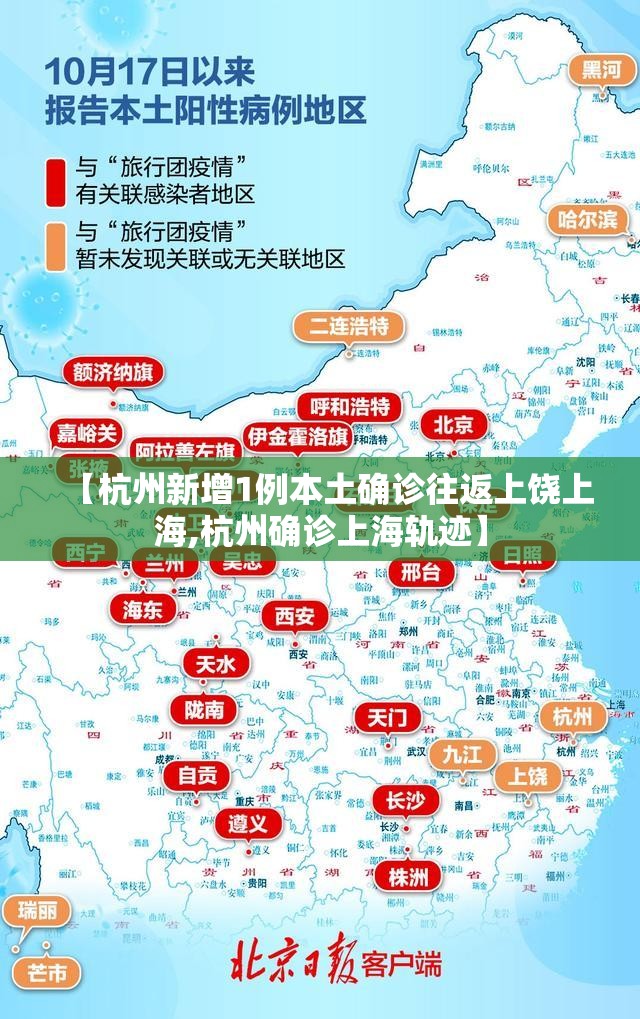 【杭州新增1例本土确诊往返上饶上海,杭州确诊上海轨迹】 【杭州新增1例本土确诊往返上饶上海,杭州确诊上海轨迹】