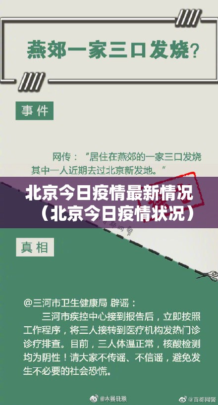 北京今日疫情最新情况(北京今日疫情状况) 北京今日疫情最新情况(北京今日疫情状况)