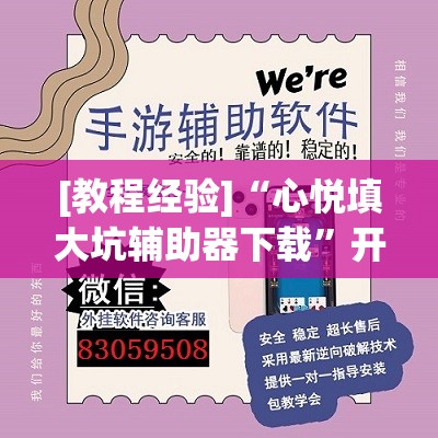 [教程经验]“心悦填大坑辅助器下载”开挂(透视)辅助教程