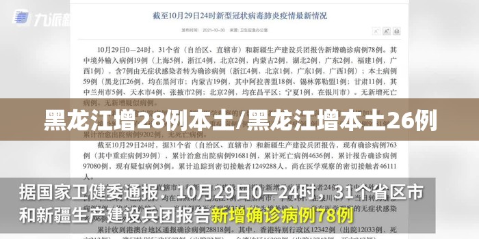 黑龙江增28例本土/黑龙江增本土26例 黑龙江增28例本土/黑龙江增本土26例