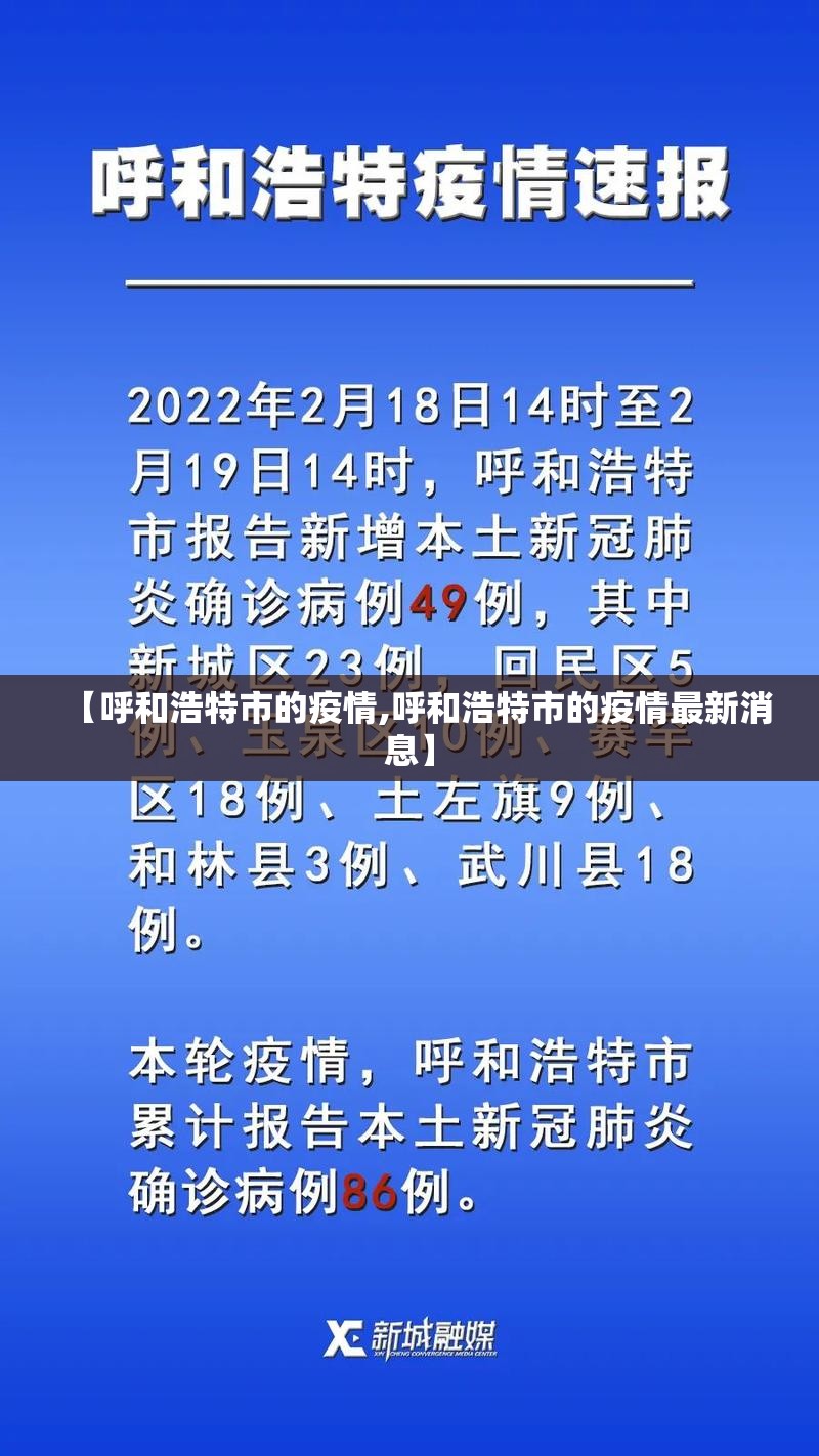 【呼和浩特市的疫情,呼和浩特市的疫情最新消息】