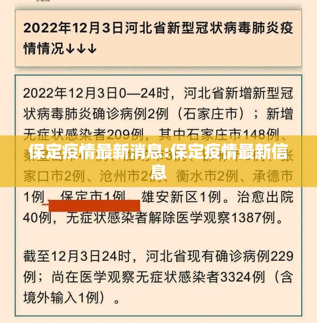 保定疫情最新消息:保定疫情最新信息 保定疫情最新消息:保定疫情最新信息