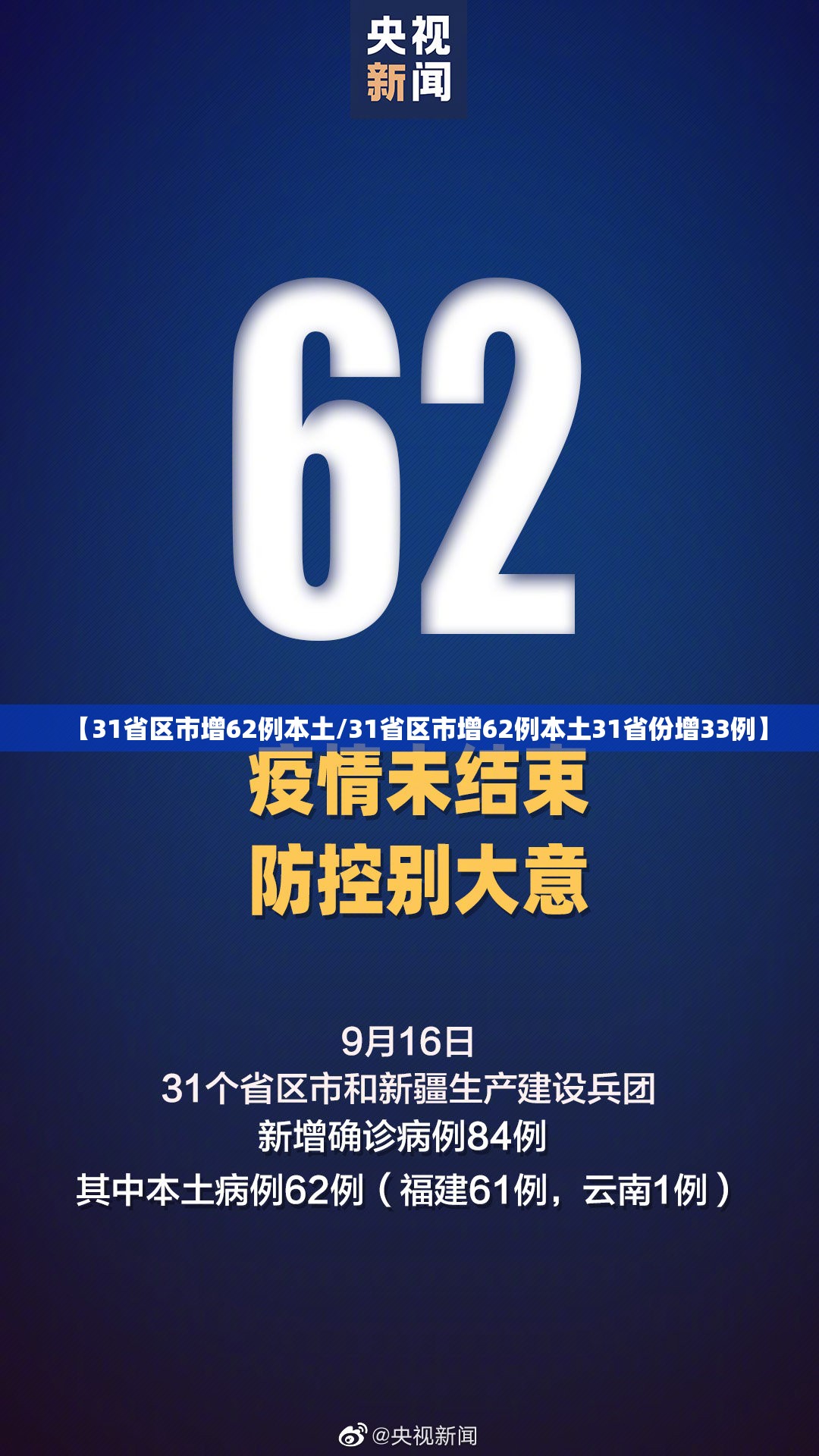 【31省区市增62例本土/31省区市增62例本土31省份增33例】 【31省区市增62例本土/31省区市增62例本土31省份增33例】