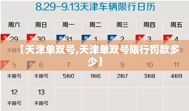 【天津单双号,天津单双号限行罚款多少】 【天津单双号,天津单双号限行罚款多少】