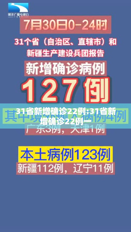 31省新增确诊22例:31省新增确诊22例一