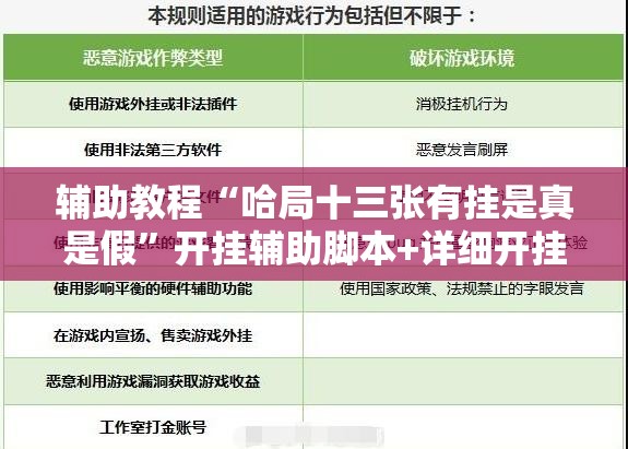 辅助教程“哈局十三张有挂是真是假”开挂辅助脚本+详细开挂安装教程