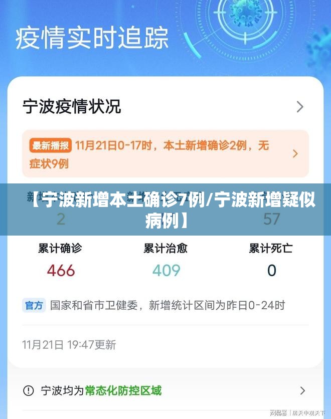 【宁波新增本土确诊7例/宁波新增疑似病例】