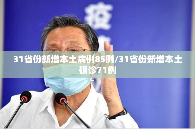 31省份新增本土病例85例/31省份新增本土确诊71例